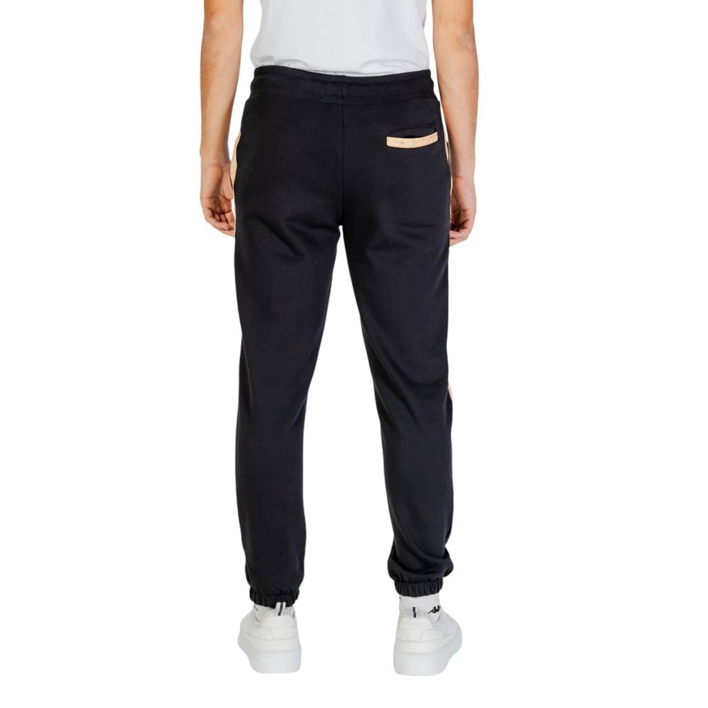 Black Cotton Jeans & Pant