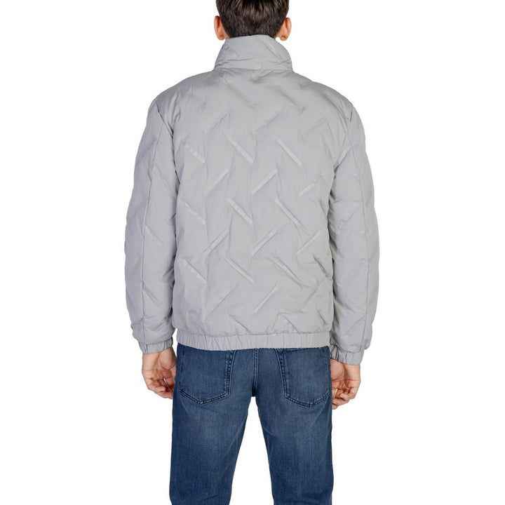 Gray Polyester Jacket