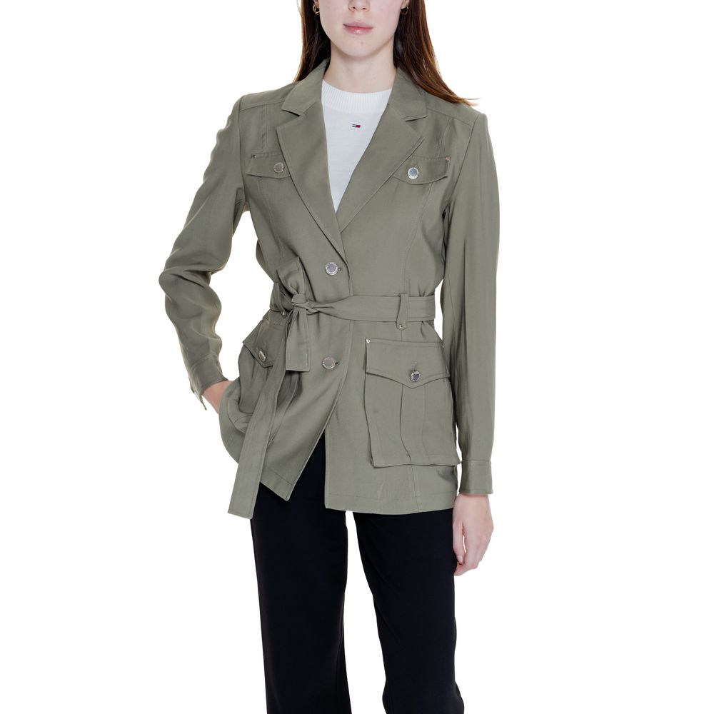 Green Viscose Suits & Blazer