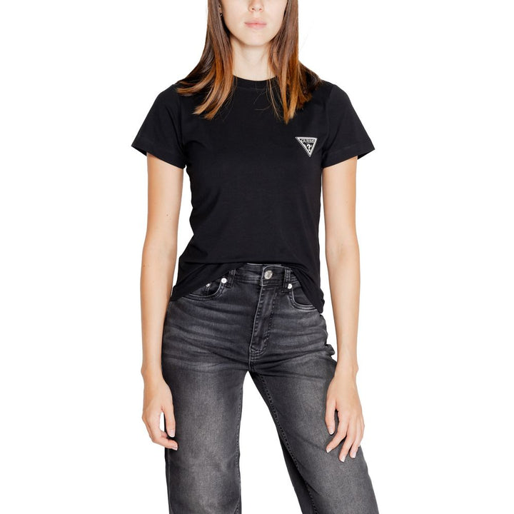 Black Cotton Tops & T-Shirt