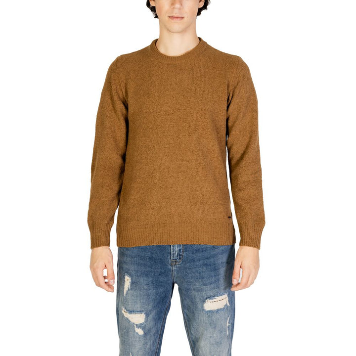 Brown Polyester Sweater