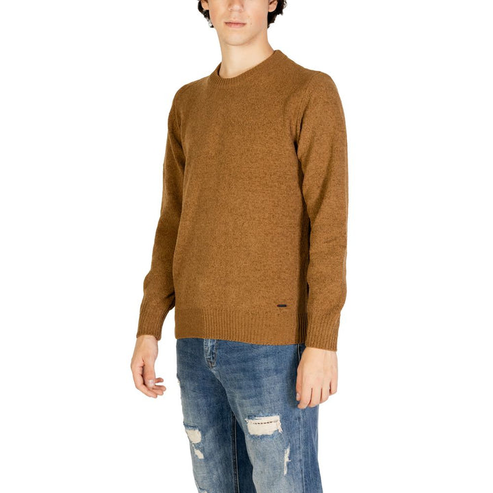 Brown Polyester Sweater