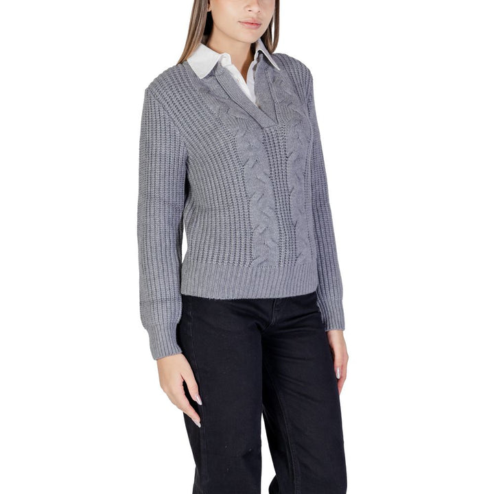 Gray Viscose Sweater