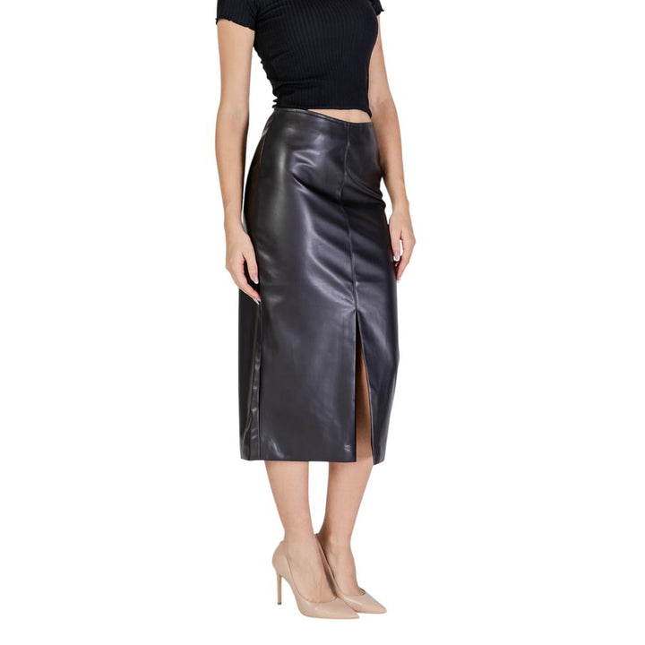 Black Polyester Skirt