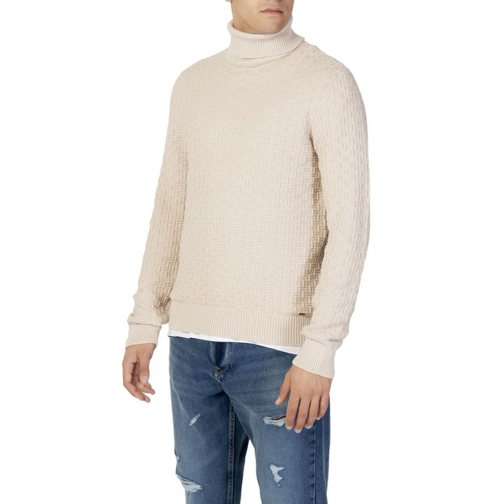 Beige Cotton Sweater