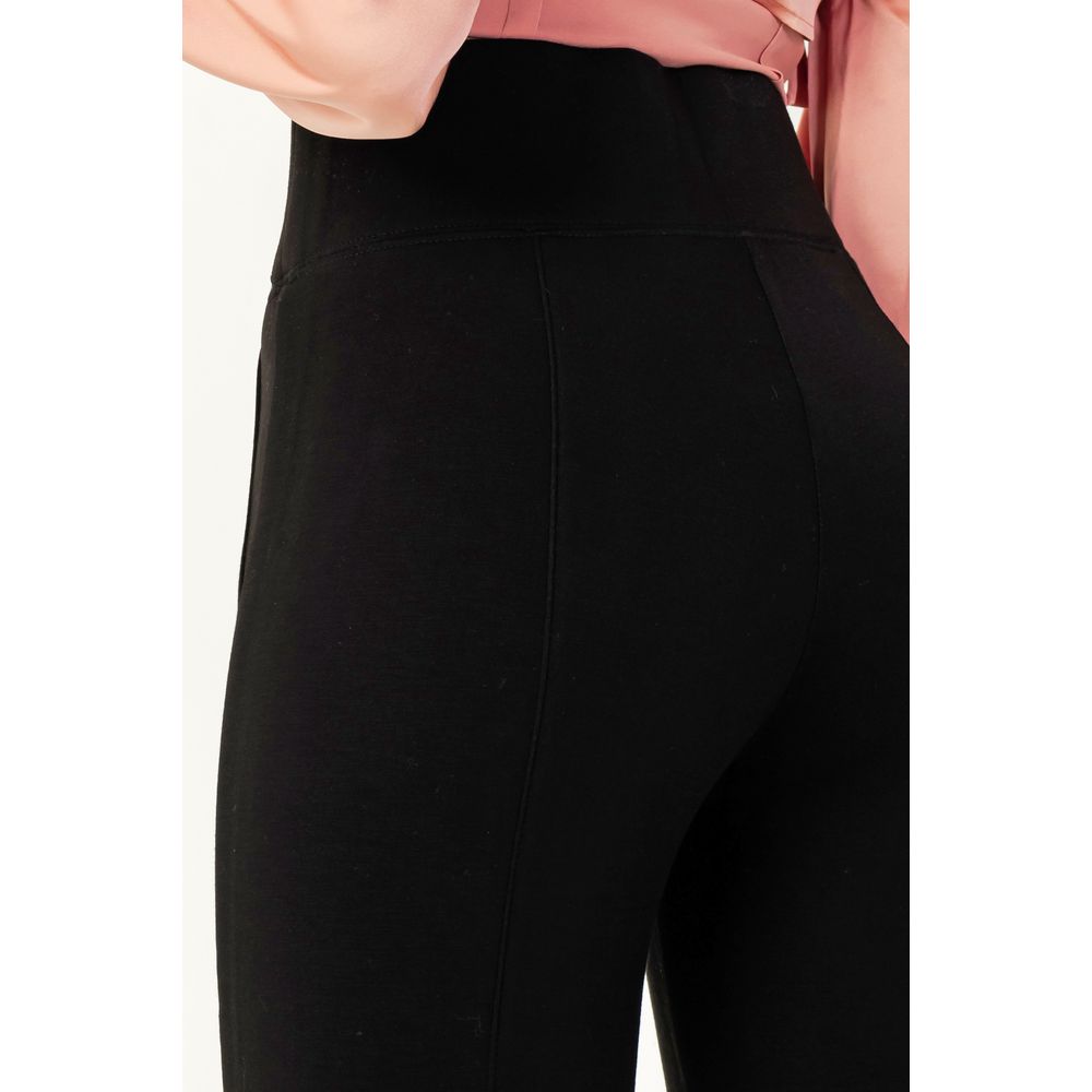 Black Viscose Jeans & Pant