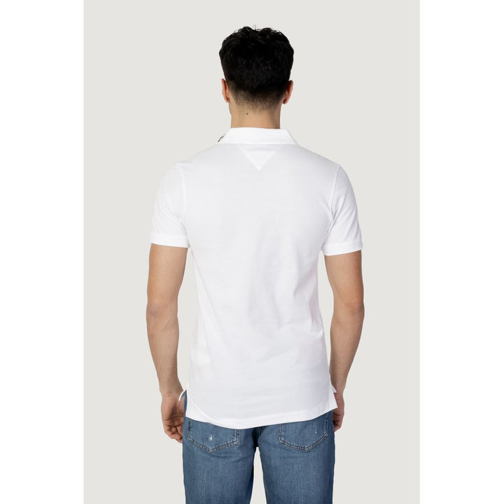 White Cotton Polo Shirt