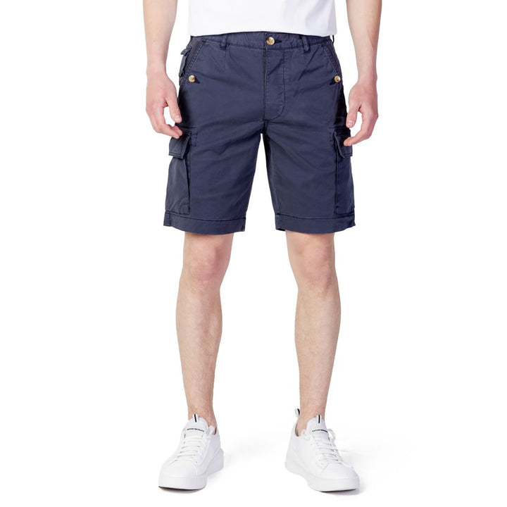 Blue Cotton Short