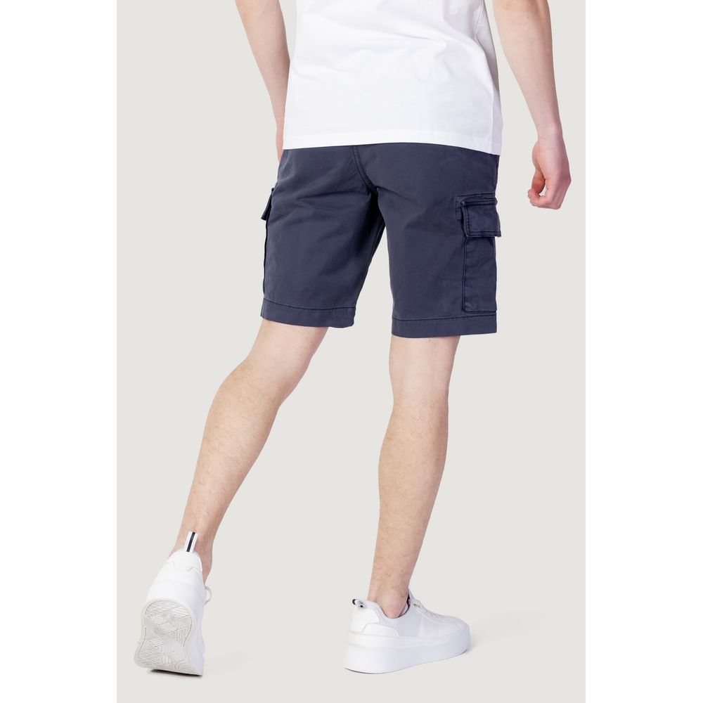 Blue Cotton Short