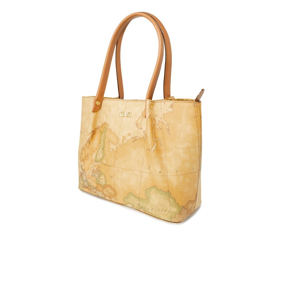 Beige Leather Handbag