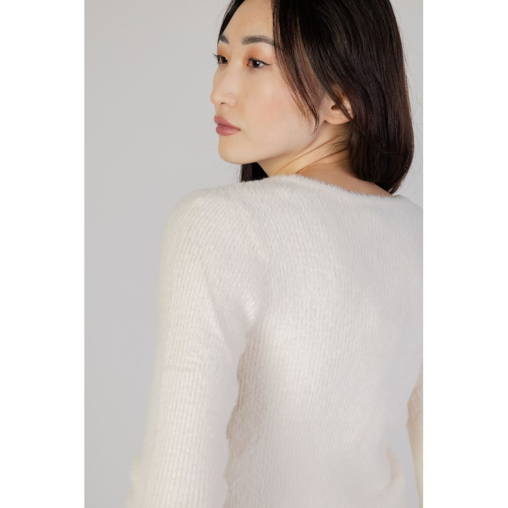 Cream Polyamide Sweater