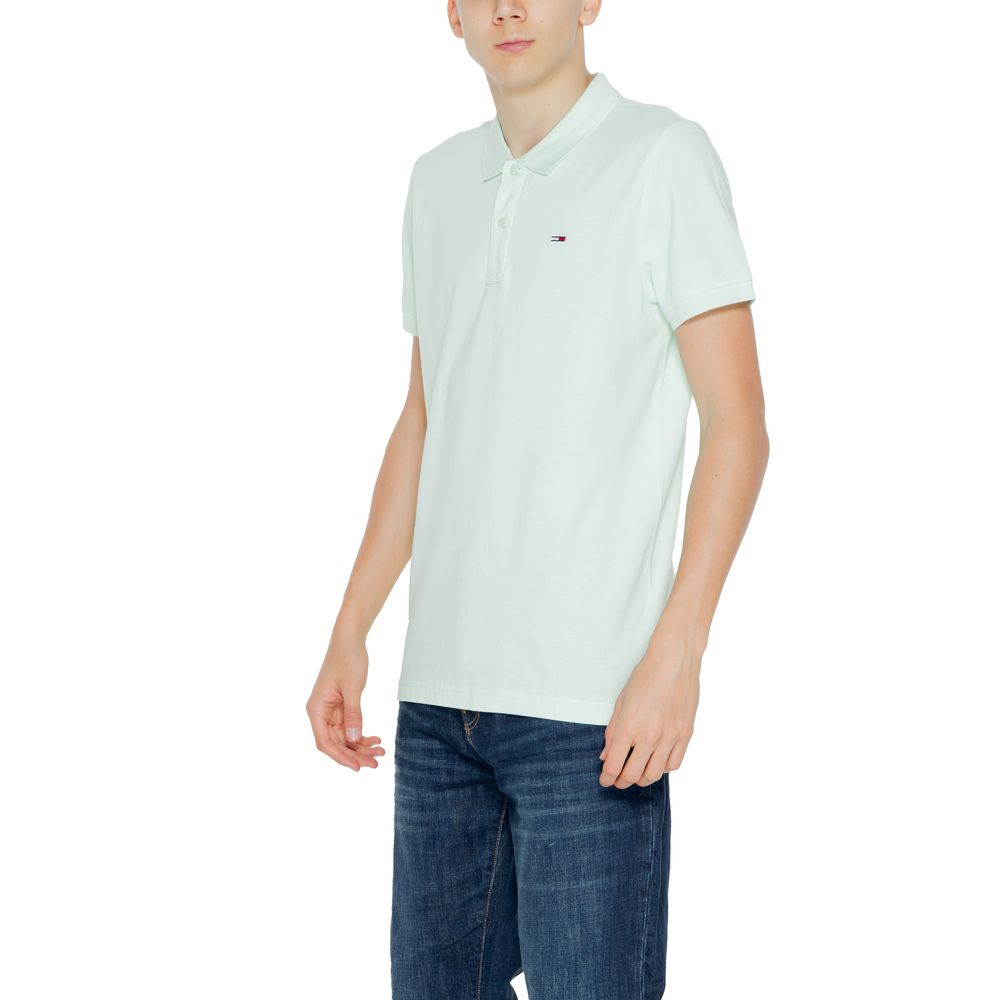 Green Cotton Polo Shirt