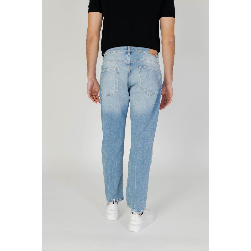 Light Blue Cotton Jeans & Pant