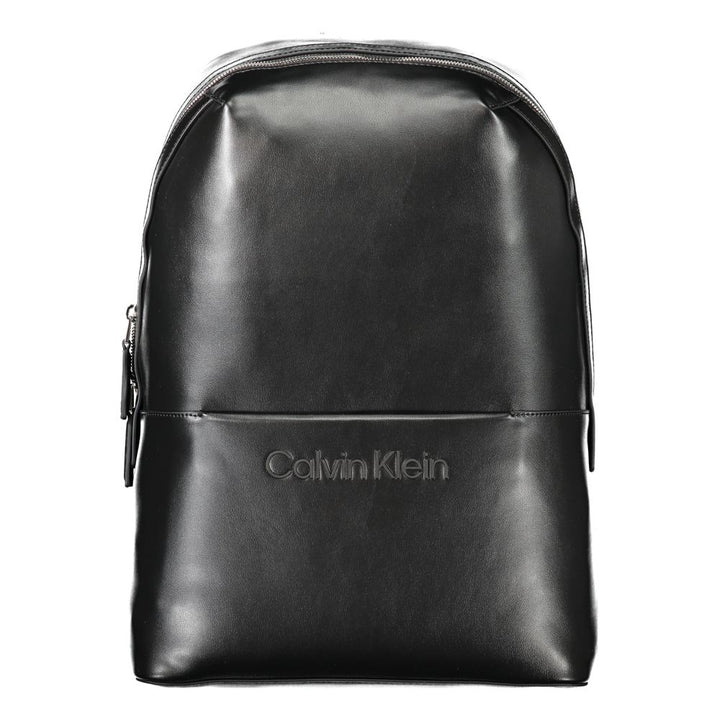 Black Polyester Backpack