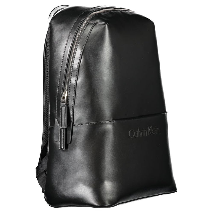 Black Polyester Backpack