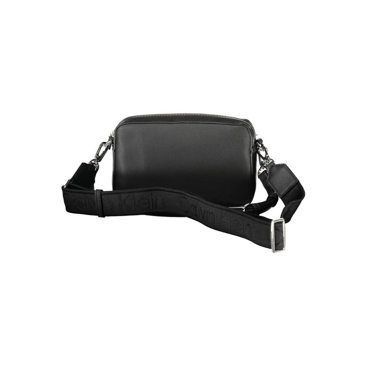 Black Polyester Handbag