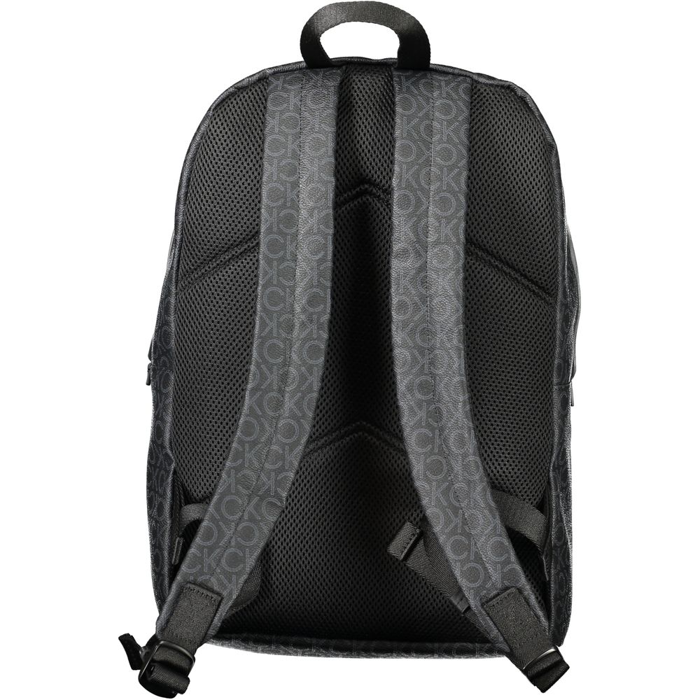 Black Polyester Backpack