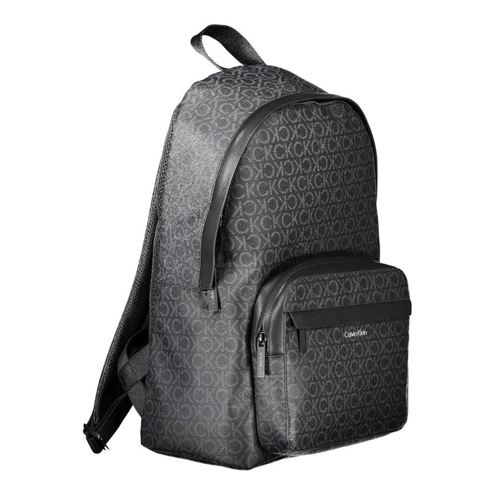 Black Polyester Backpack