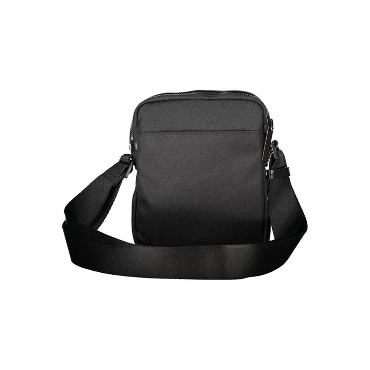 Black Polyester Shoulder Bag