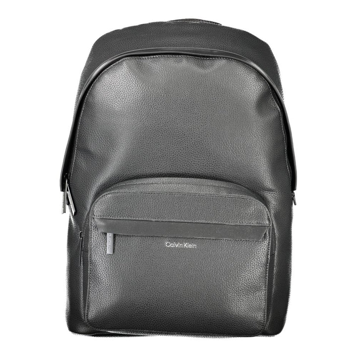 Black Polyester Backpack