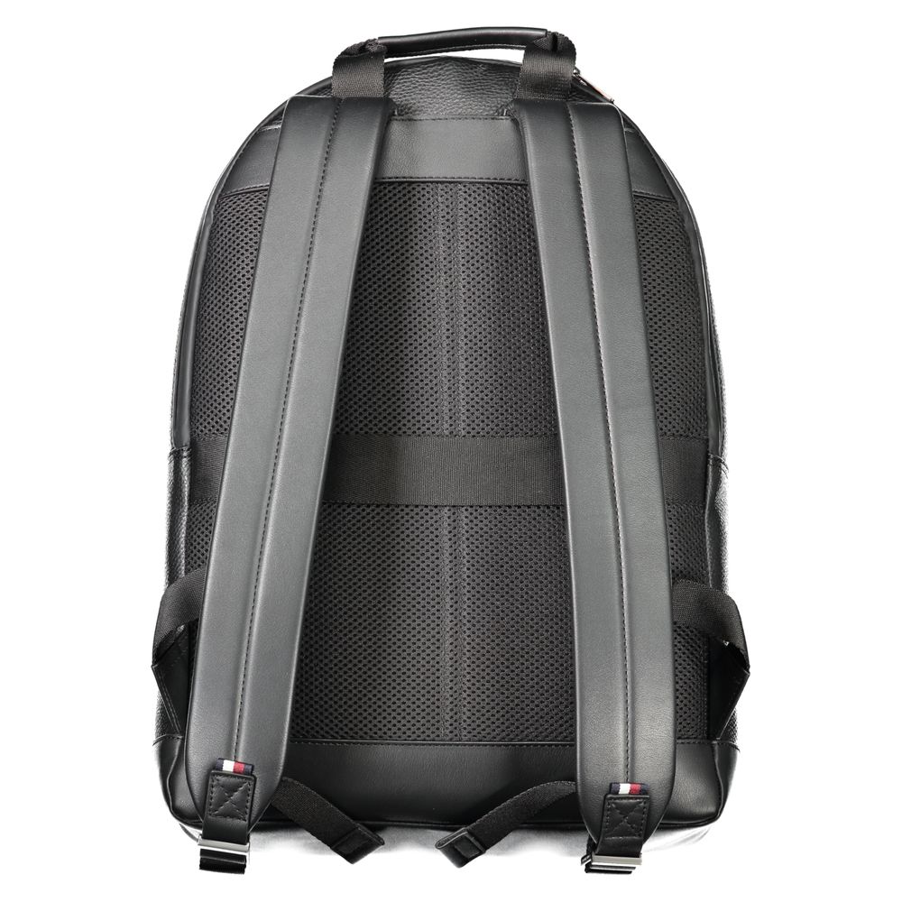 Black Polyester Backpack