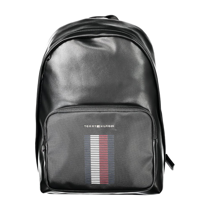 Black Polyester Backpack