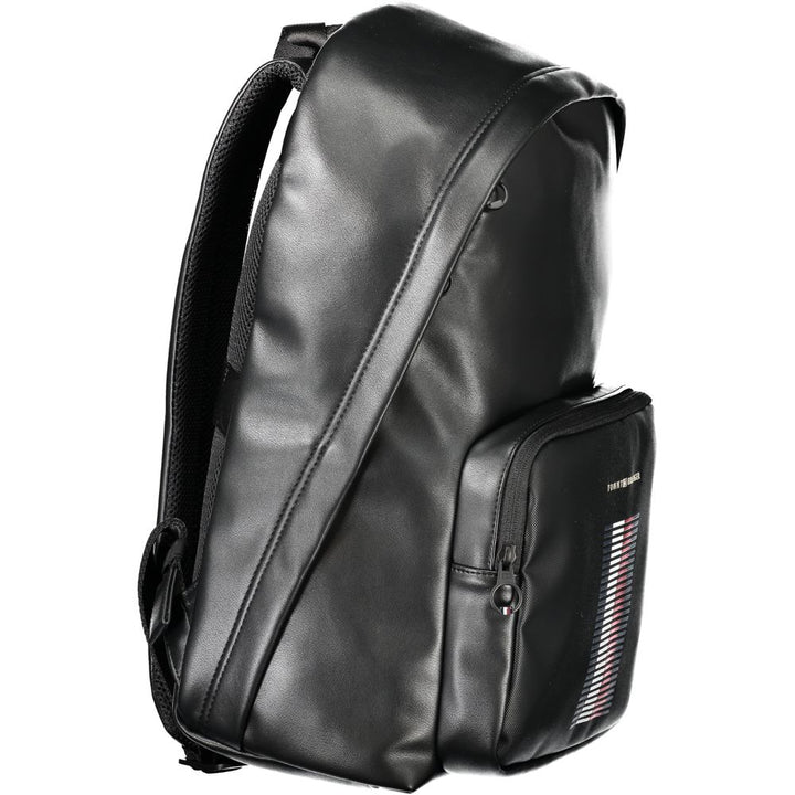 Black Polyester Backpack