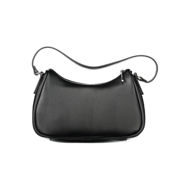 Black Polyester Handbag