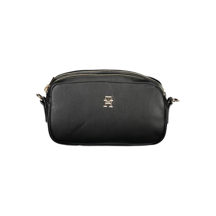 Black Polyester Handbag