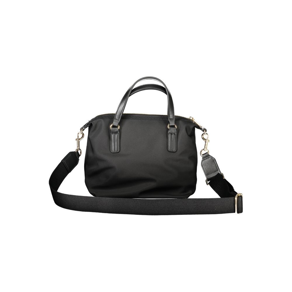 Black Polyester Handbag