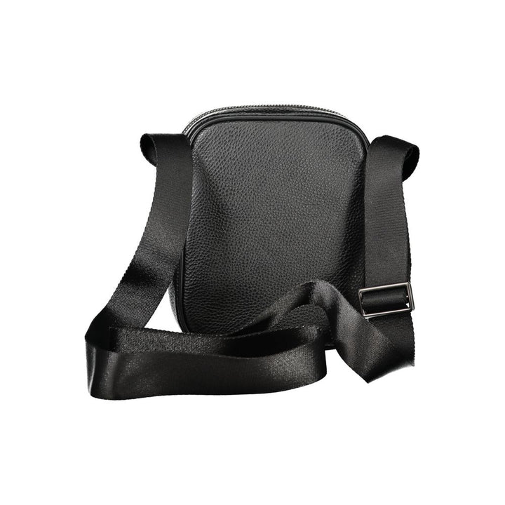 Black Polyethylene Shoulder Bag