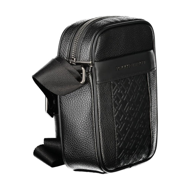 Black Polyethylene Shoulder Bag