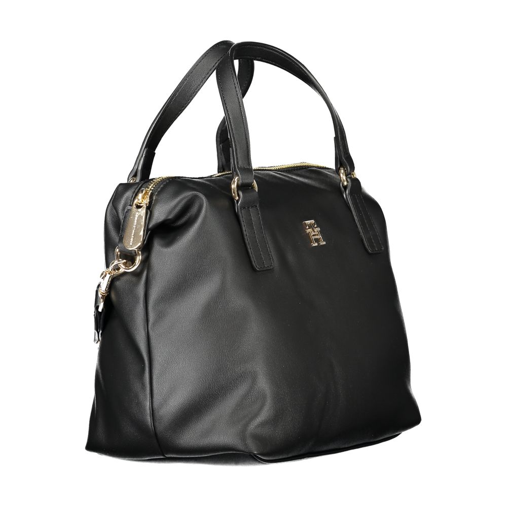 Black Polyester Handbag