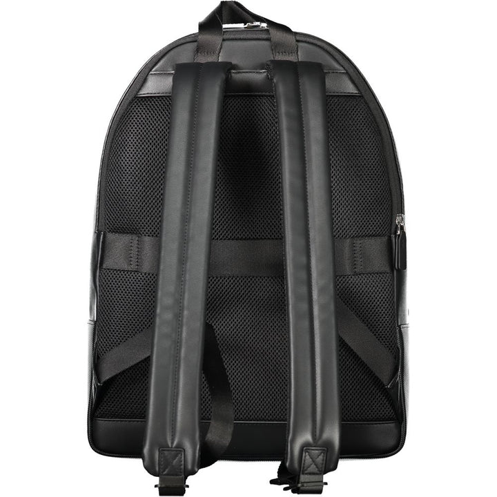 Black Polyester Backpack