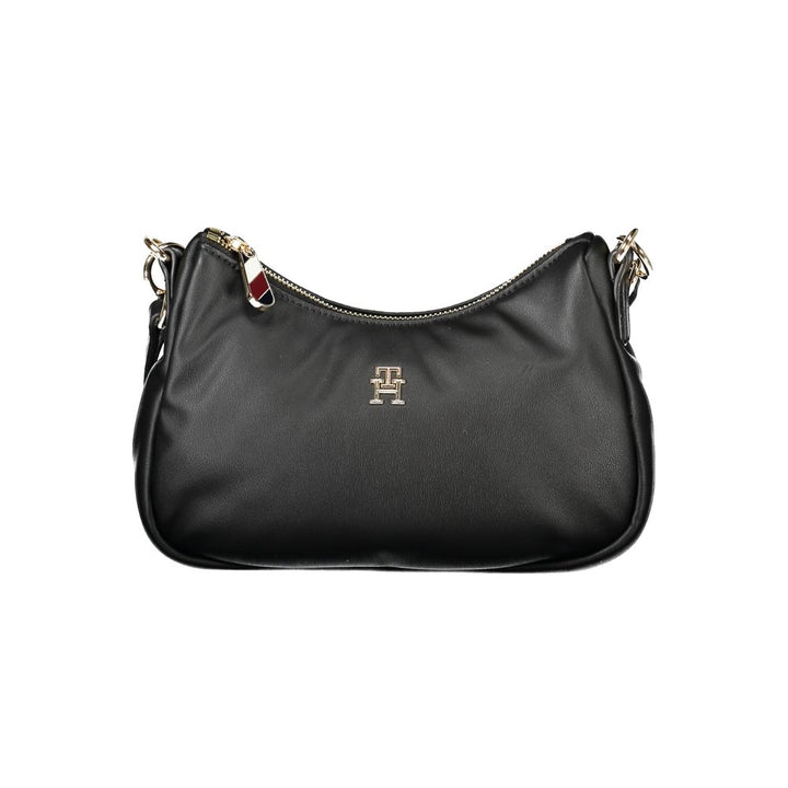 Black Polyester Handbag