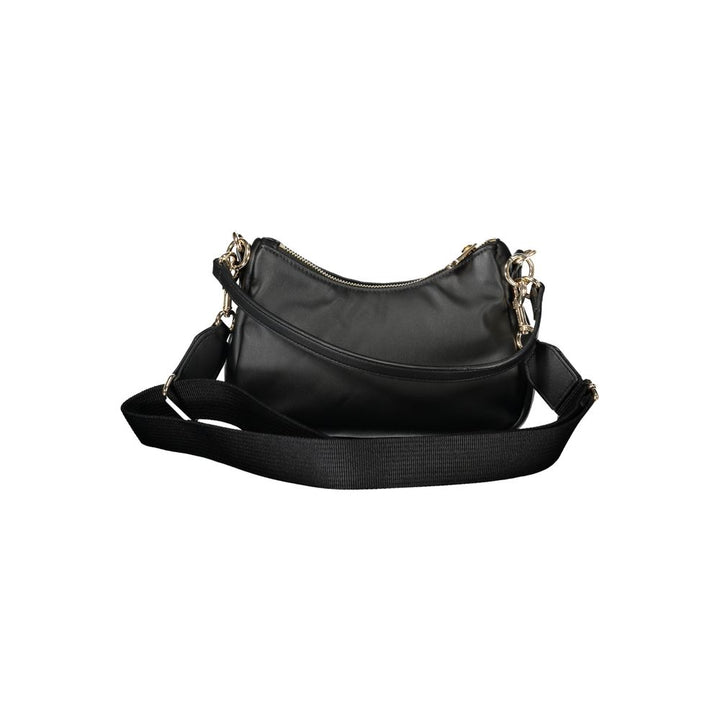 Black Polyester Handbag