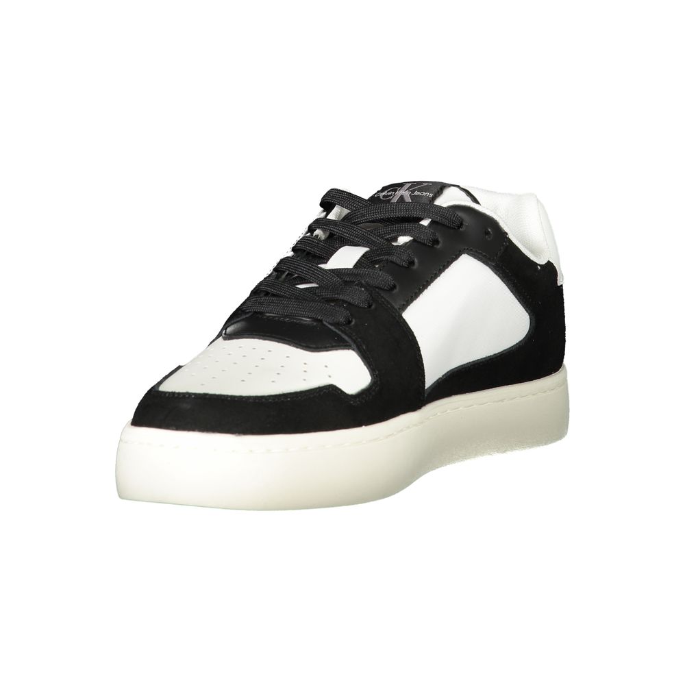 White Polyester Sneaker