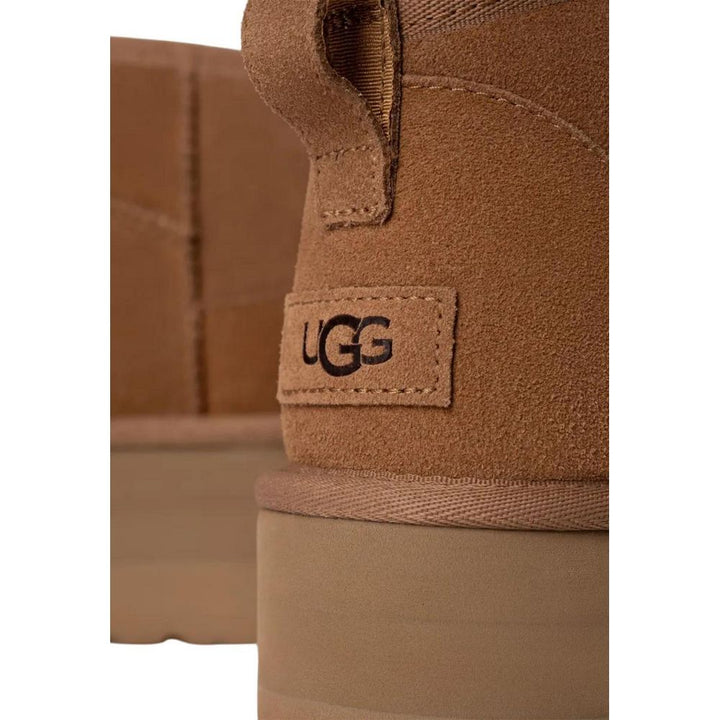 Beige Suede Boot