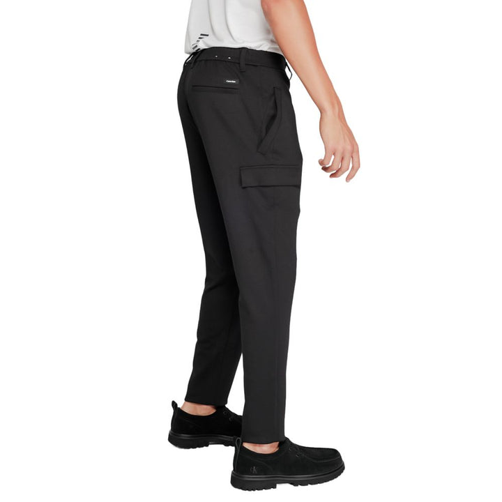 Black Recycled Polyester Jeans & Pant