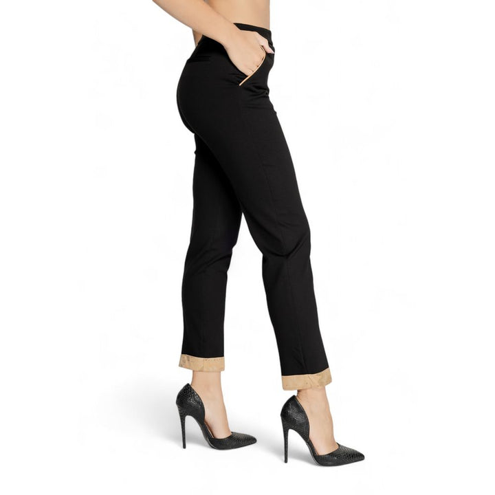 Black Viscose Jeans & Pant