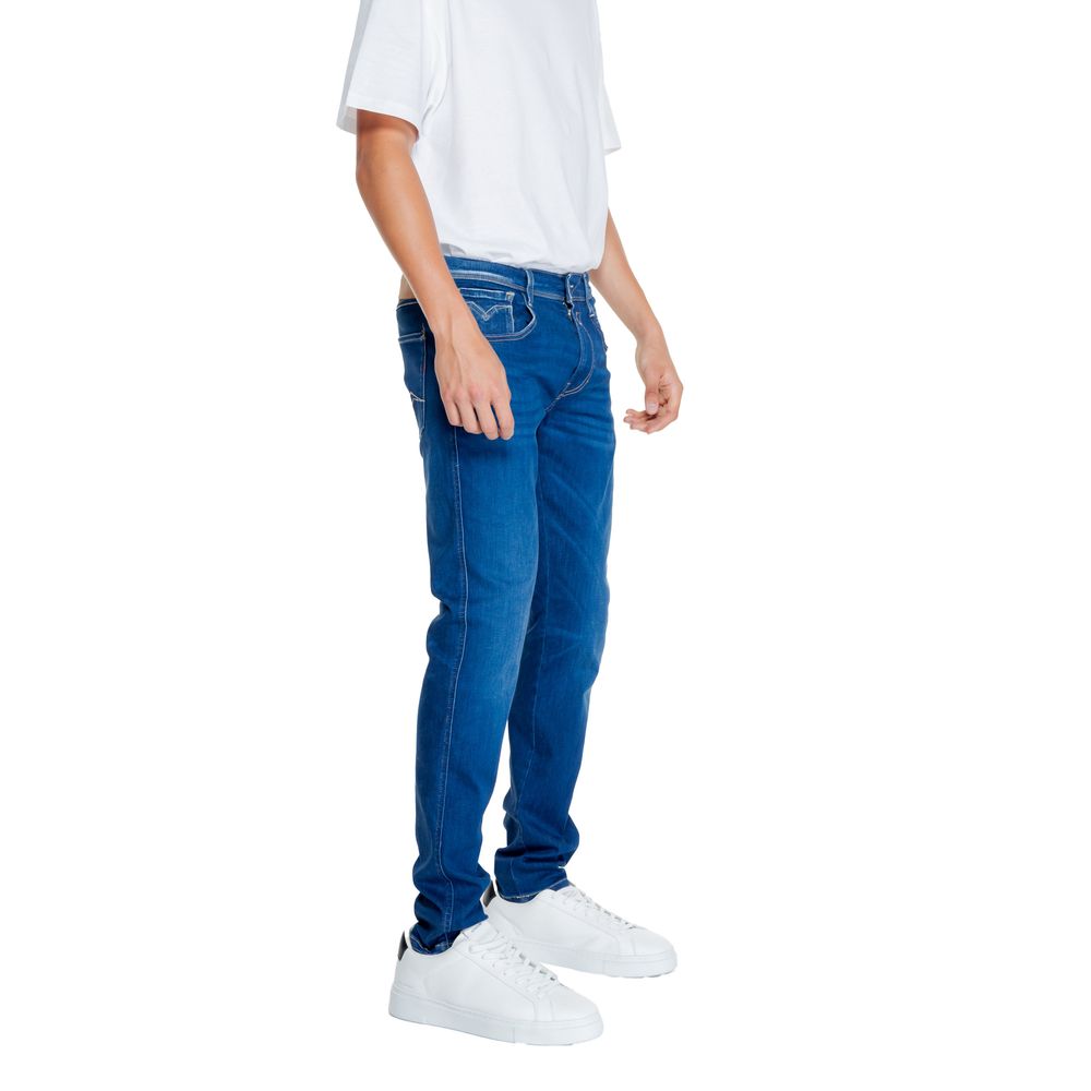 Blue Cotton Jeans & Pant