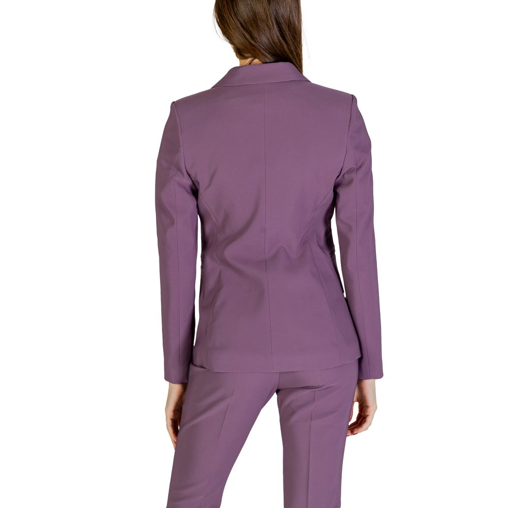 Purple Polyester Suits & Blazer