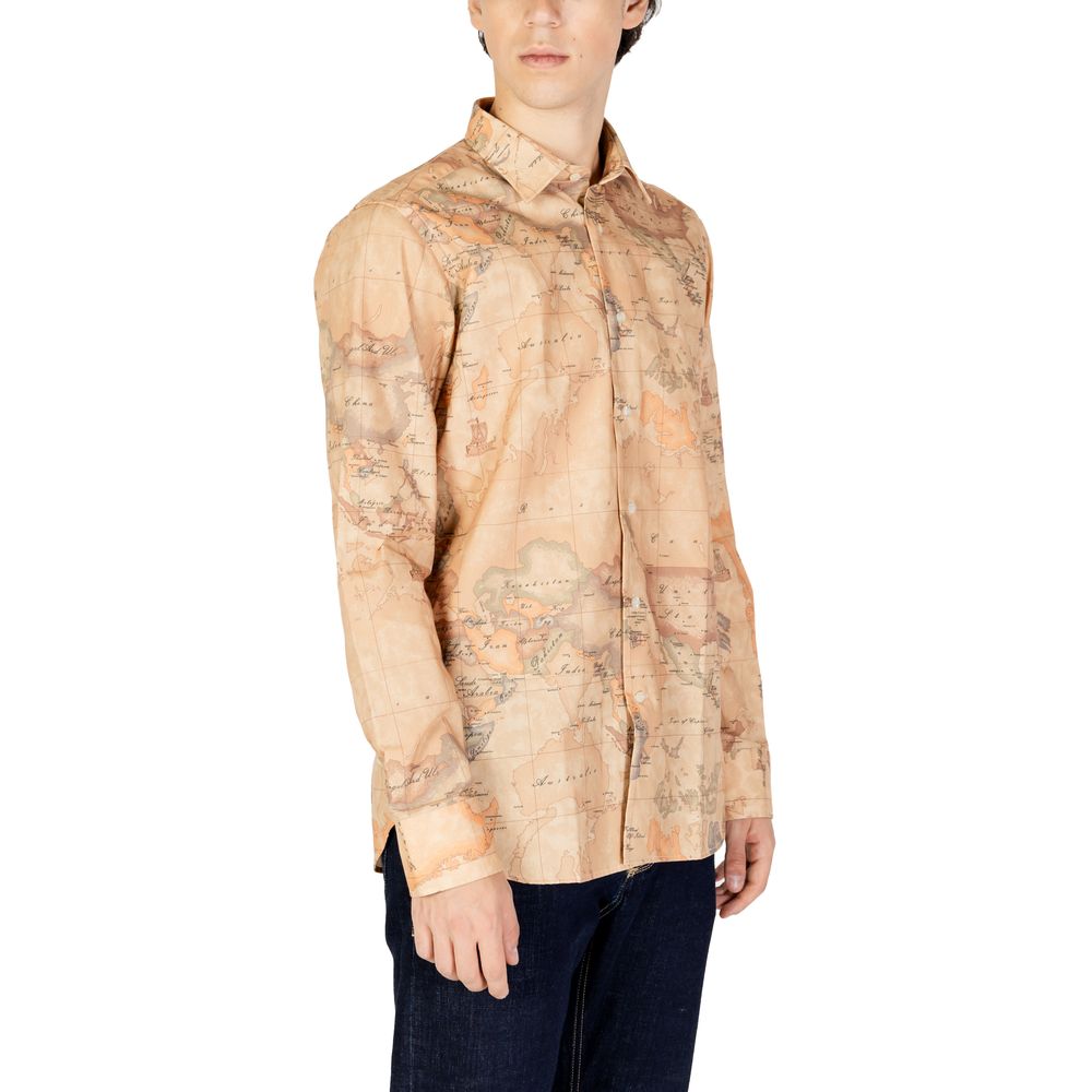 Beige Polyester Shirt