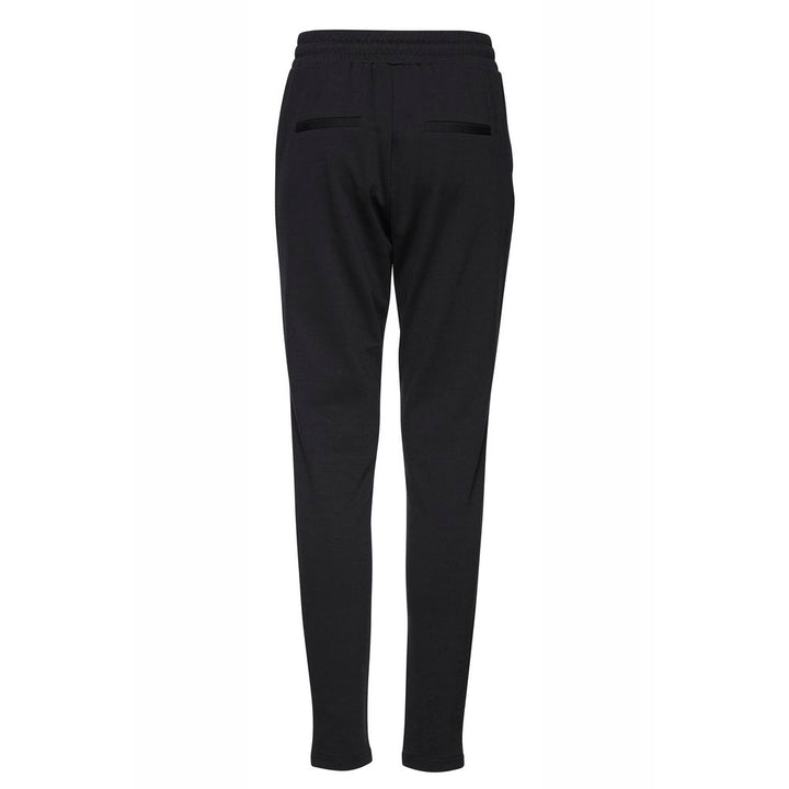 Black Polyester Jeans & Pant