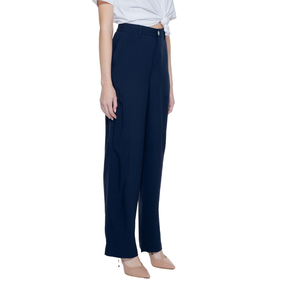 Blue Viscose Jeans & Pant