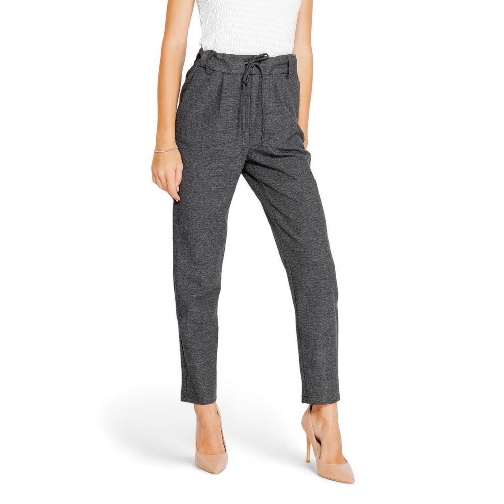 Gray Polyester Jeans & Pant