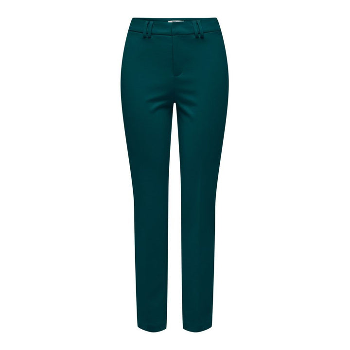 Green Polyester Jeans & Pant