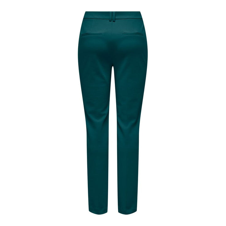 Green Polyester Jeans & Pant