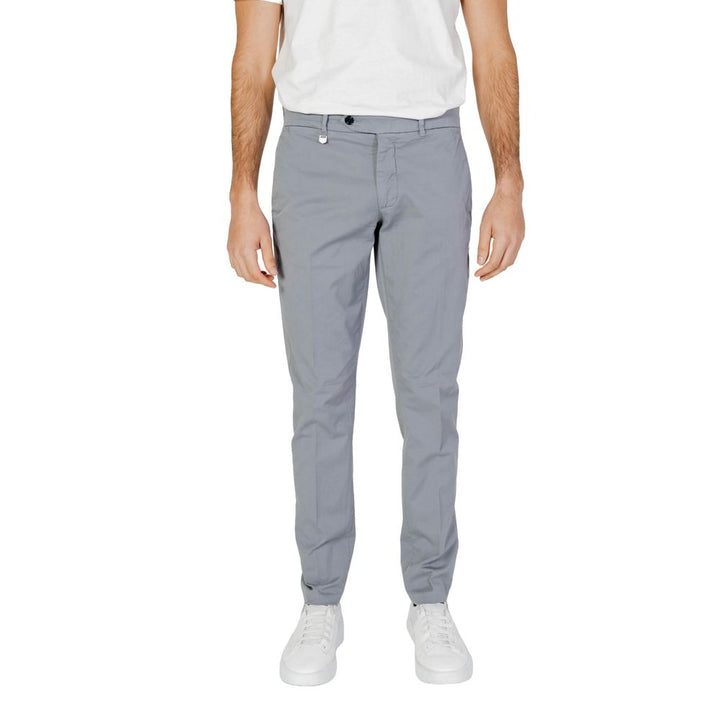 Gray Cotton Jeans & Pant