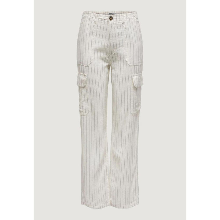 White Linen Jeans & Pant